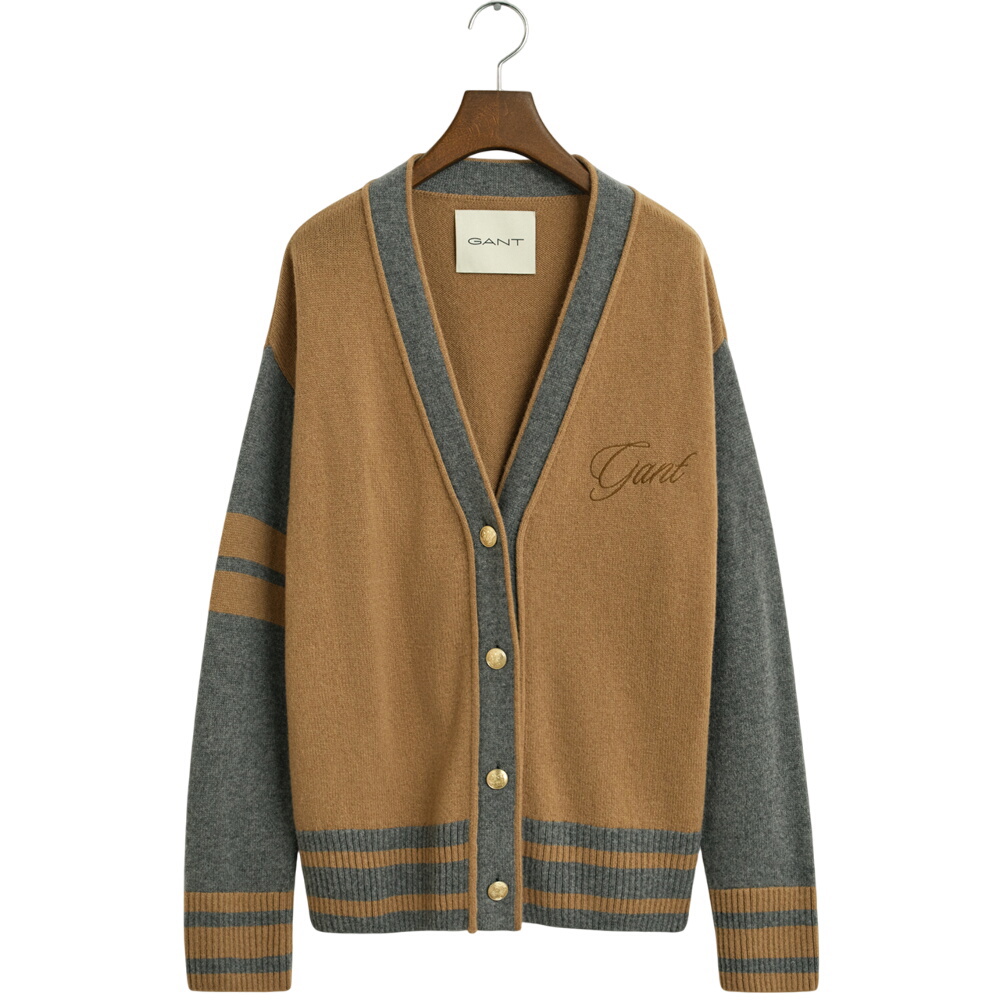Gant Varsity V-Neck Cardigan